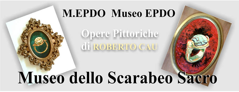 Scarabei anello - Roberto Cau -  Museo EPDO dello Scarabeo Sacro - Oristano